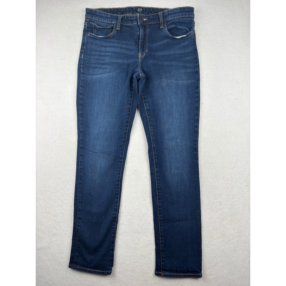 Gap Jeans Womens 30 Straight Leg Mid Rise‎ Five Pocket Minimalist